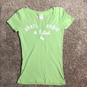 Girls Abercrombie & Fitch V-Neck T-Shirt